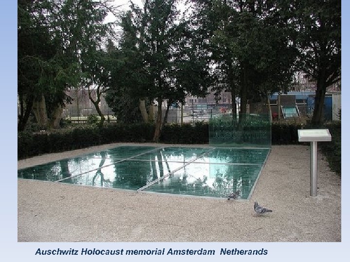 Auschwitz Holocaust memorial Amsterdam Netherands 