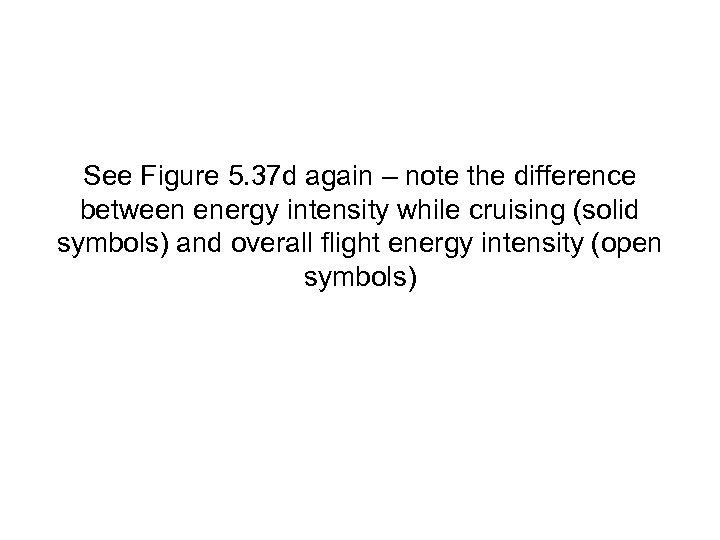 See Figure 5. 37 d again – note the difference between energy intensity while