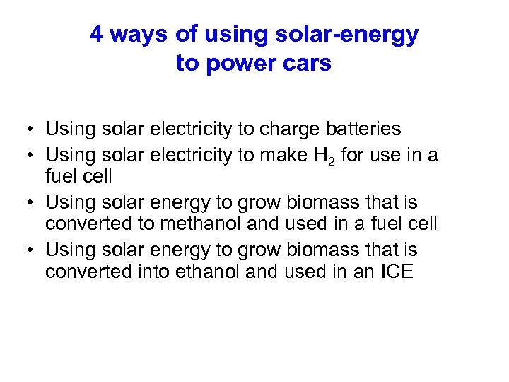 4 ways of using solar-energy to power cars • Using solar electricity to charge