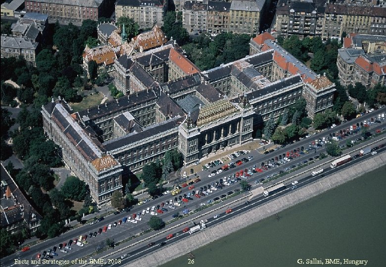 Facts and Strategies of the BME, 2008 26 G. Sallai, BME, Hungary 