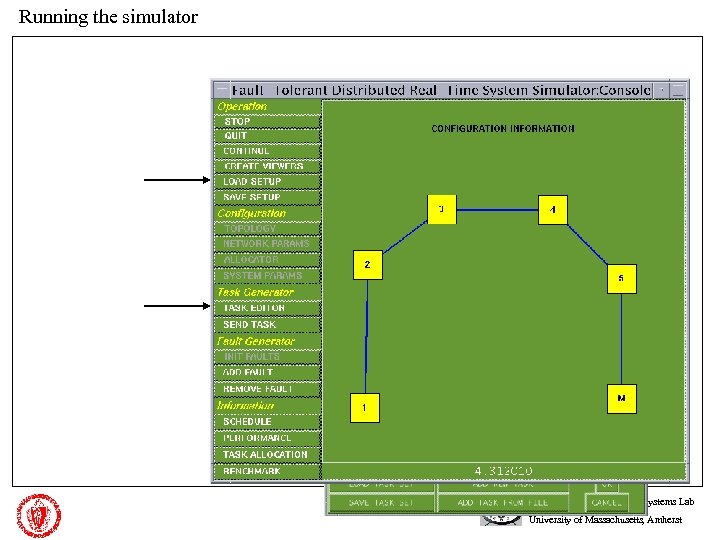 Running the simulator Architecture and Real Time Systems Lab University of Massachusetts, Amherst 