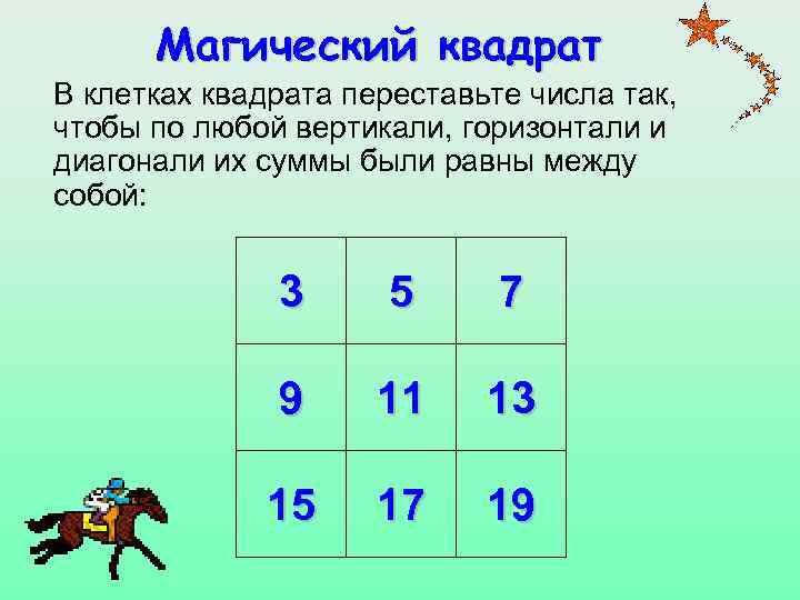 Ем квадрат. Магический квадрат сумма 15. Магический квадрат с цифрами. Магический квадрат 9 клеток. Магический квадрат 3 на 3.