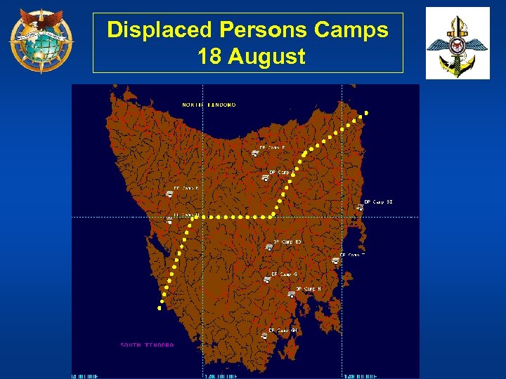 Displaced Persons Camps 18 August 