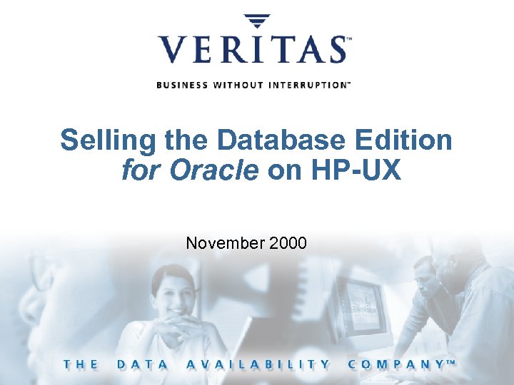 Selling the Database Edition for Oracle on HP-UX November 2000 