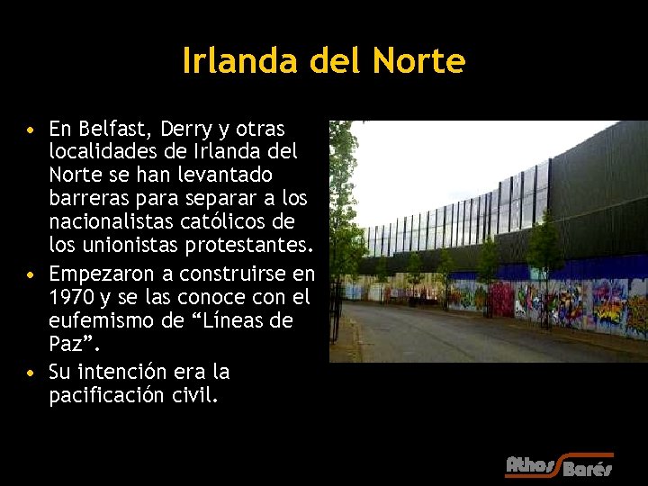 Irlanda del Norte • En Belfast, Derry y otras localidades de Irlanda del Norte