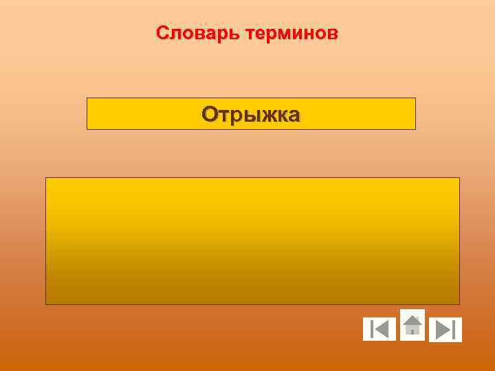 Словарь терминов Отрыжка 