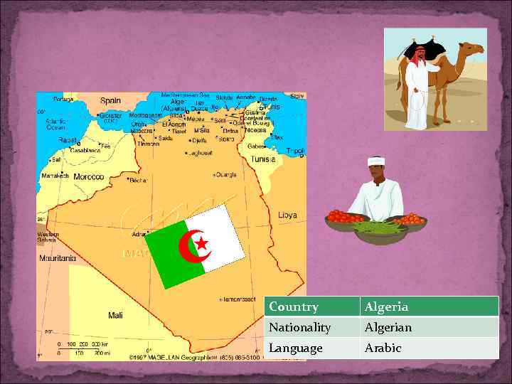 Country Algeria Nationality Algerian Language Arabic 