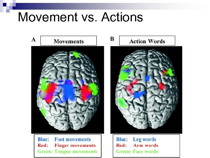 Movement vs. Actions 
