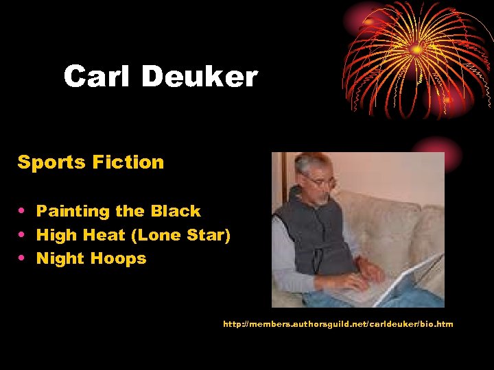 Carl Deuker Sports Fiction • Painting the Black • High Heat (Lone Star) •