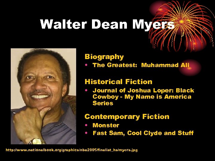 Walter Dean Myers Biography • The Greatest: Muhammad Ali Historical Fiction • Journal of