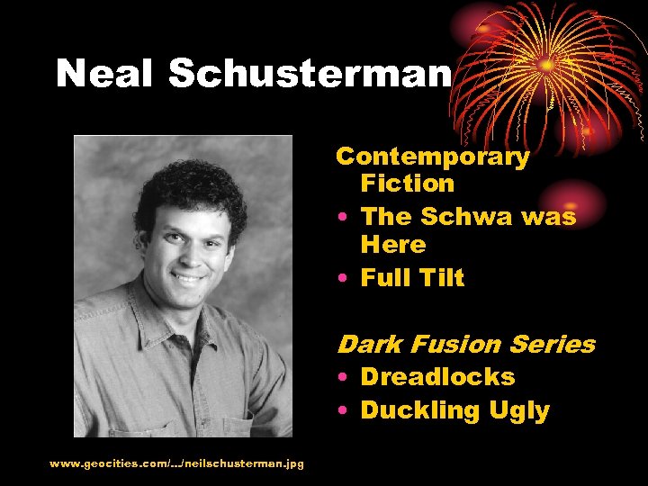 Neal Schusterman Contemporary Fiction • The Schwa was Here • Full Tilt Dark Fusion