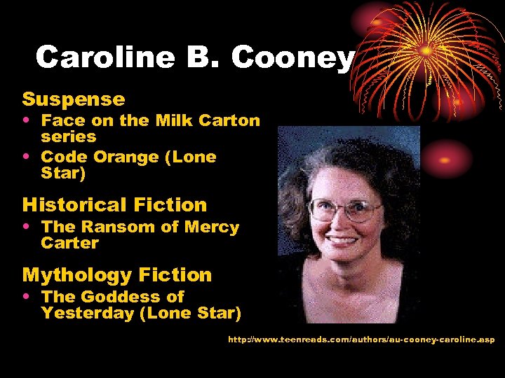 Caroline B. Cooney Suspense • Face on the Milk Carton series • Code Orange