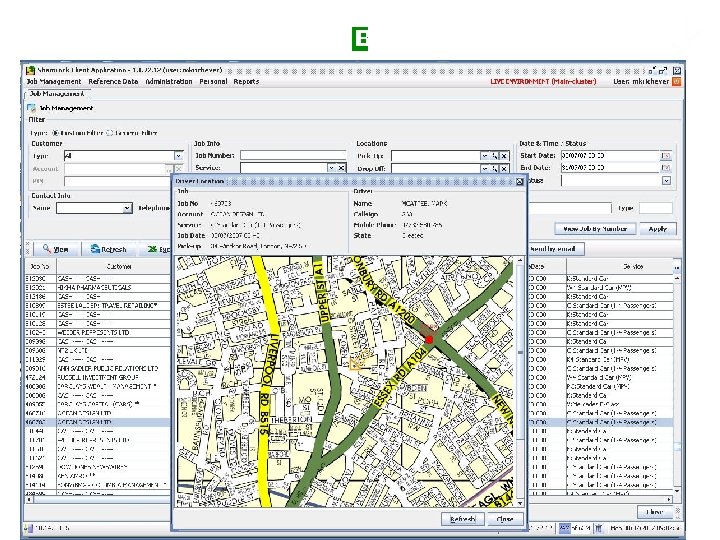 Экран мониторинга выполнения заказа 