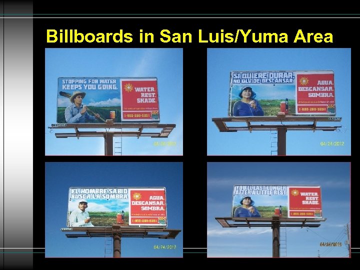 Billboards in San Luis/Yuma Area 