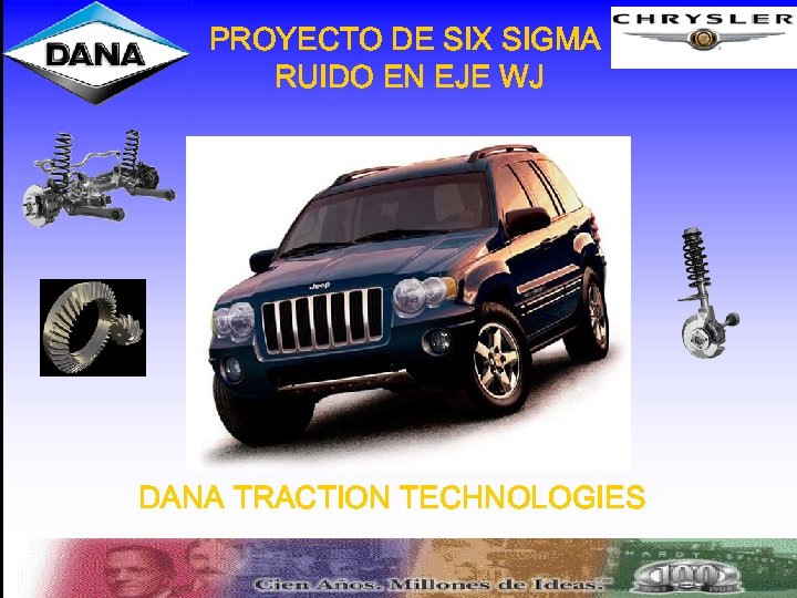 PROYECTO DE SIX SIGMA RUIDO EN EJE WJ DANA TRACTION TECHNOLOGIES 