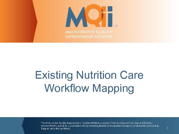 Existing Nutrition Care Workflow Mapping 9 