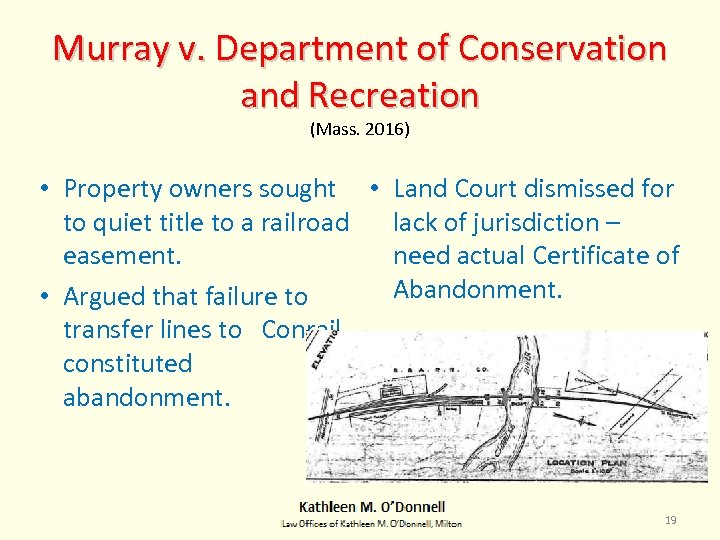 Murray v. Department of Conservation and Recreation (Mass. 2016) • Property owners sought •