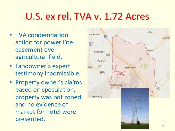 U. S. ex rel. TVA v. 1. 72 Acres • TVA condemnation action for
