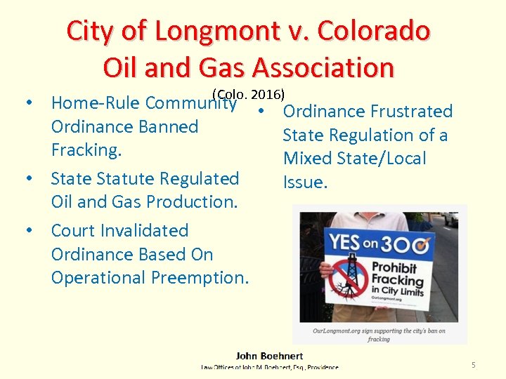City of Longmont v. Colorado Oil and Gas Association (Colo. 2016) • Home-Rule Community
