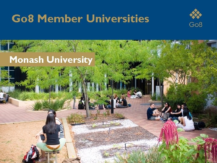 Go 8 Member Universities Monash University 