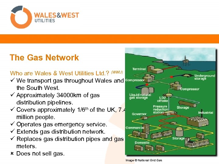 The Gas Network Who are Wales & West Utilities Ltd. ? (WWU) ü We