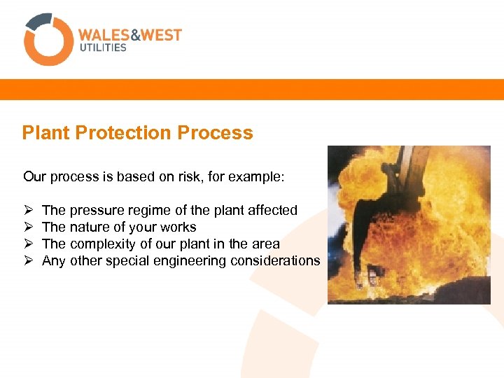 Plant Protection Process Our process is based on risk, for example: Ø Ø The