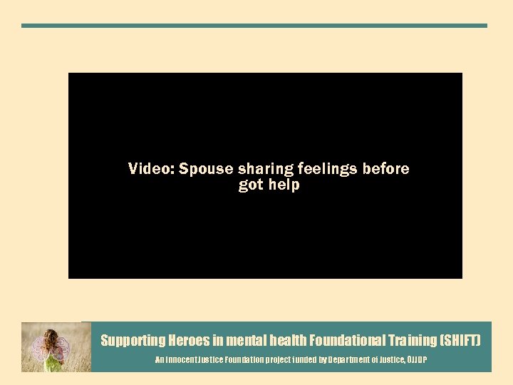 Video: Spouse sharing feelings before got help Supporting Heroes in mental health Foundational Training