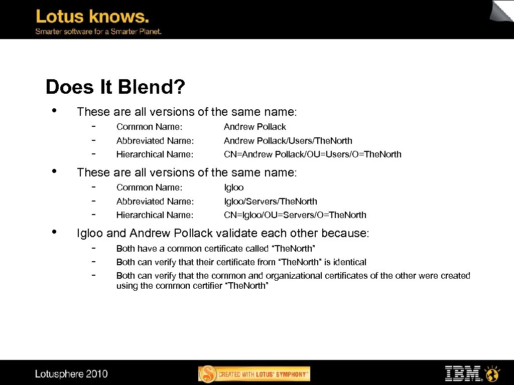 Does It Blend? • • • These are all versions of the same name:
