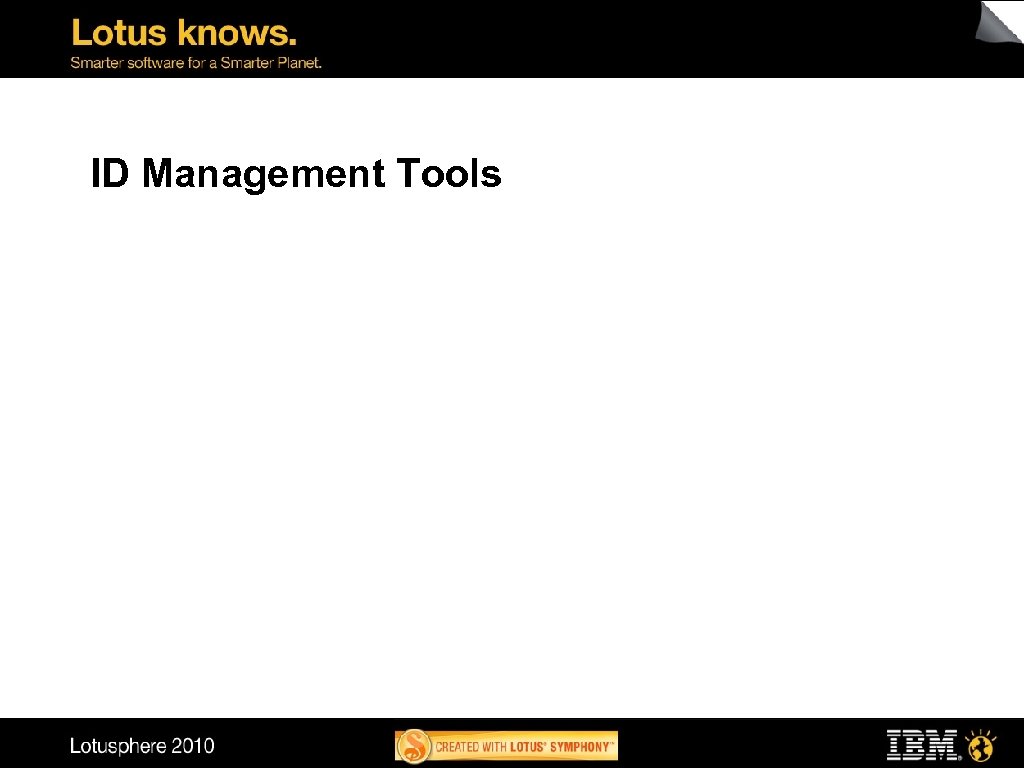 ID Management Tools 