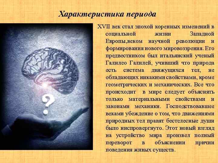 Характеристика периода XVII век стал эпохой коренных изменений в социальной жизни Западной Европы, веком