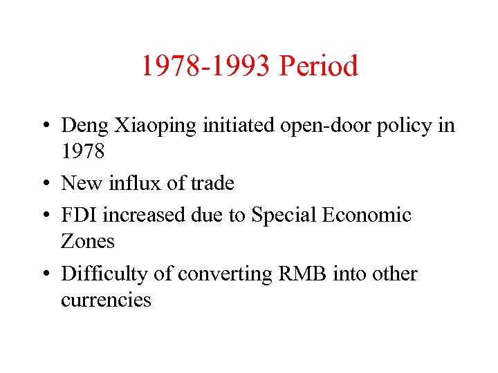 China S Foreign Exchange Market Presentation Outline