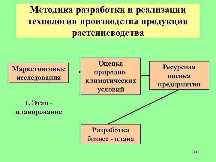 Условия реализации технологии. Методы исследования в растениеводстве. Методика разработки плана производства. Разработка методики проведения исследования. Приемы и методы растениеводства.