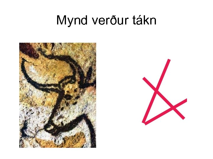 Mynd verður tákn 