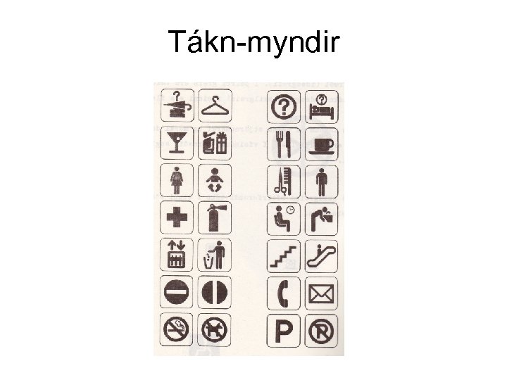 Tákn-myndir 