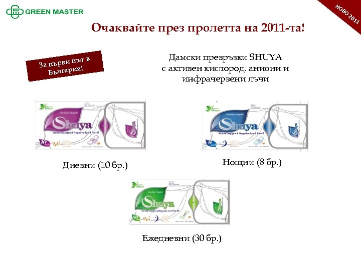 1 ОО Н 1 20 НО ВО Очаквайте през пролетта на 2011 -та! и