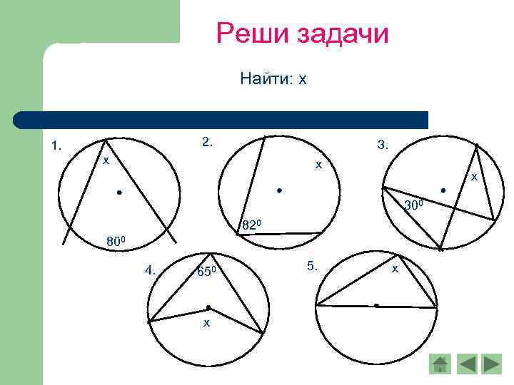 Реши задачи Найти: х 1. 2. 3. х х х 300 820 800 4.