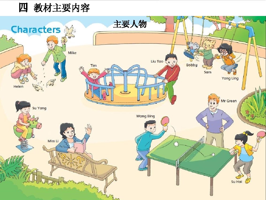 四 教材主要内容 主要人物 
