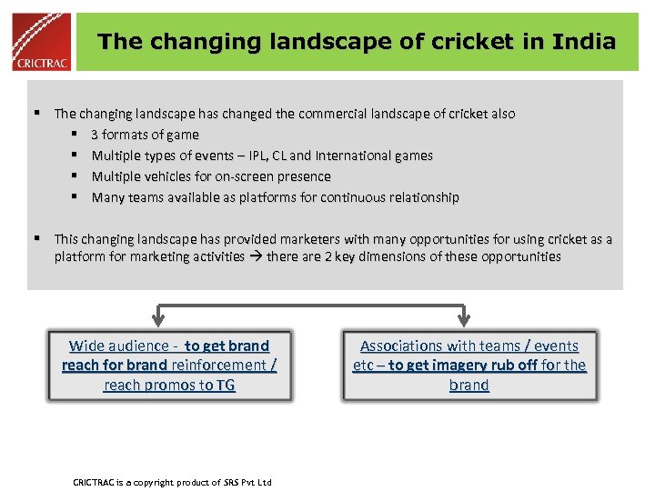 The changing landscape of cricket in India § The changing landscape has changed the