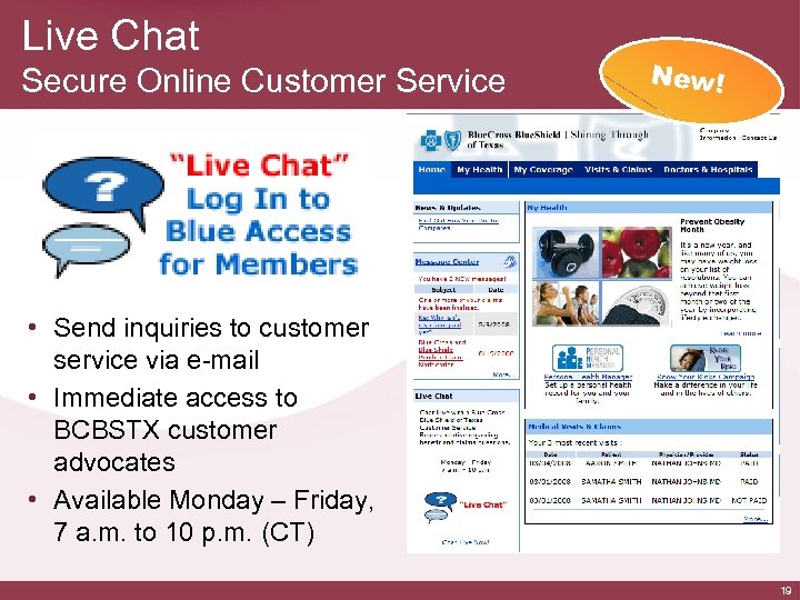 Live Chat Secure Online Customer Service New! • Send inquiries to customer service via
