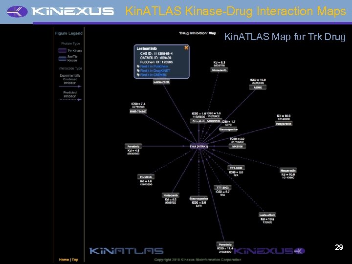 Kin. ATLAS Kinase-Drug Interaction Maps Kin. ATLAS Map for Trk Drug 29 