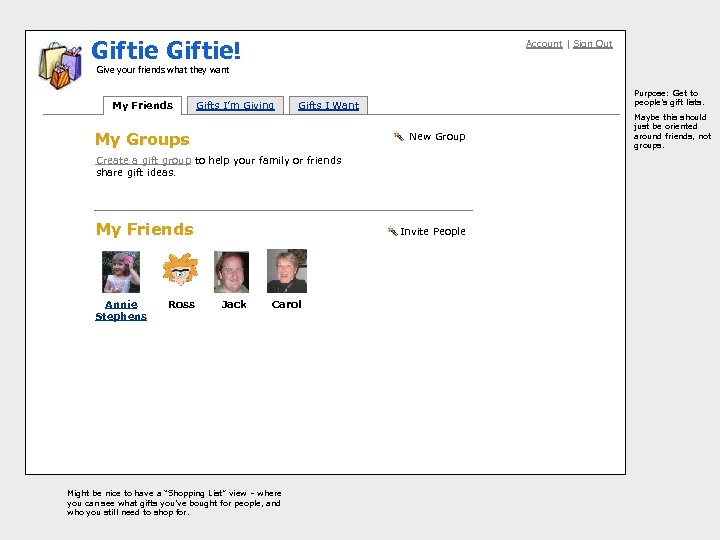 Gif tie! My Friends Account | Sign Out Give your friends what they want