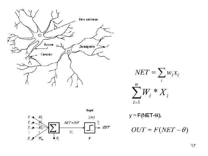 y = F(NET- i), 17 