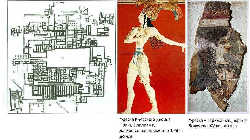 Кносский дворец план