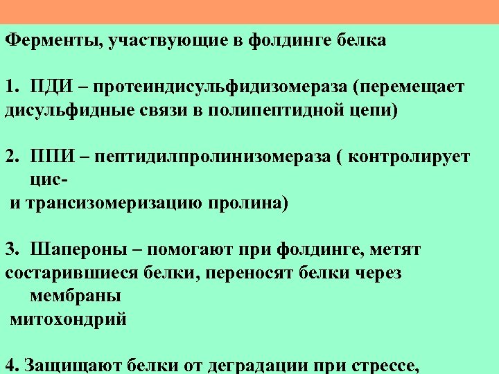 Какие ферменты участвуют. Ферменты участвующие в фолдинге белка. Фолдинг белков ферменты. Ферменты фолдинга, шапероны.. Участие шаперонов в фолдинге белков.