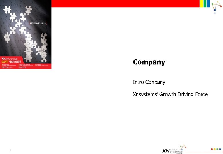 Company Intro Conpany Xnsystems’ Growth Driving Force 1 