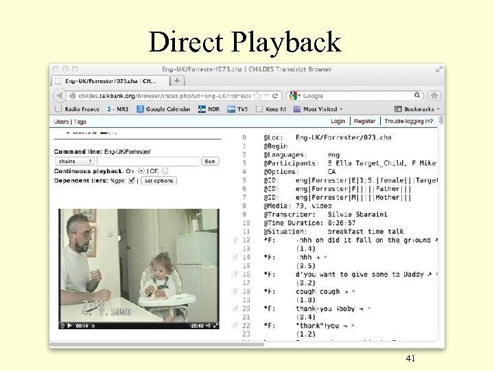 Direct Playback 41 