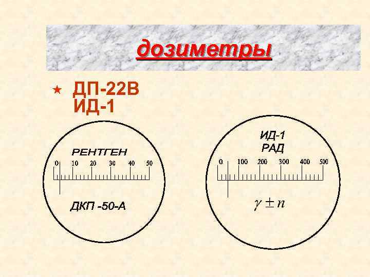 дозиметры « ДП-22 В ИД-1 