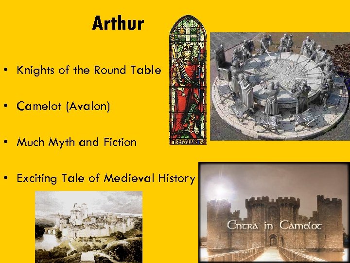 Arthur • Knights of the Round Table • Camelot (Avalon) • Much Myth and