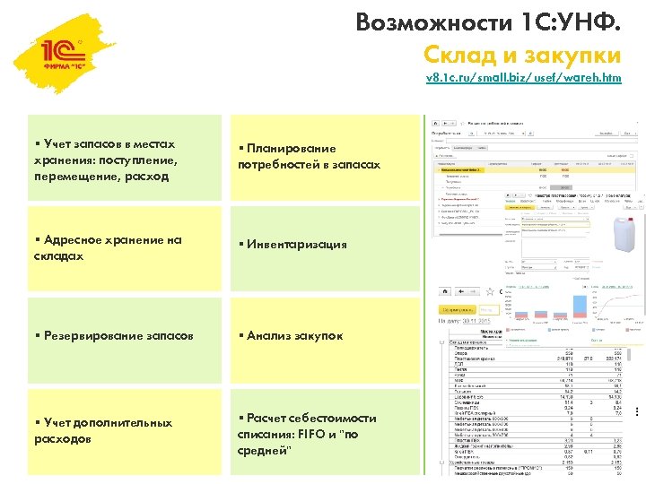 Унф правила обмена. Схема 1с УНФ. Ячеистые склады в 1с УНФ. Возможности 1с.