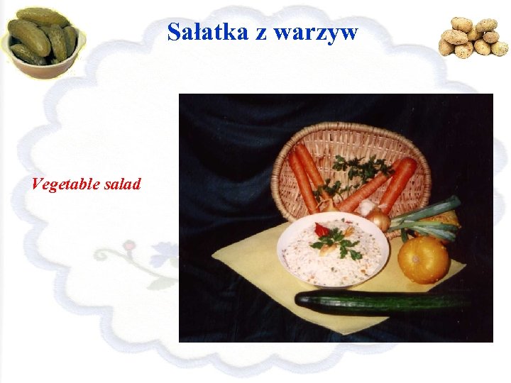 Sałatka z warzyw Vegetable salad 